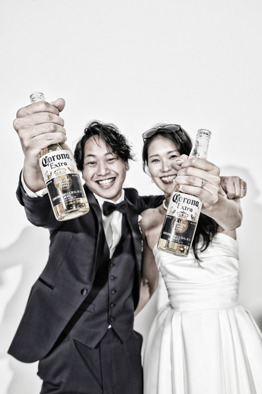 Y様・S様　お酒を飲みながら楽しく撮影ができたこと。二人の最高の想い出ができたこと。すごくいい写真を残せたこと！ありがとうございました！
